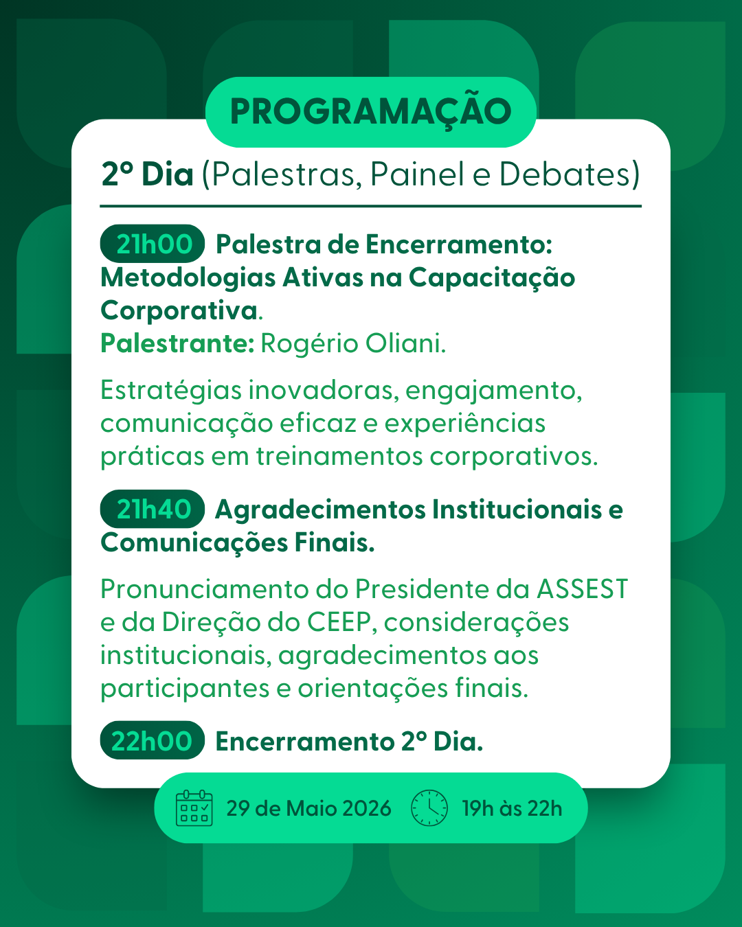 Simpósio: A Arte de Ensinar e Aprender para Prevenir e Salvar Vidas Educação Continuada e o Futuro das Engenharias - Imagem 7